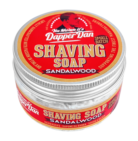DAPPER DAN Shaving Soap "SANDALWOOD" Small Batch