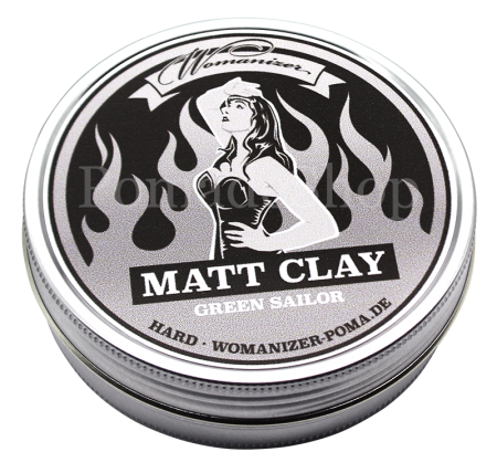 Womanizer Pomade - OILBASED CLAY - Green Sailor