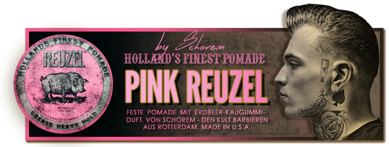 Reuzel Pink Heavy Hold Grease Pomade