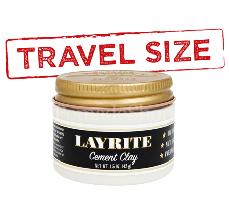 Layrite Cement Clay Pomade Travel Size