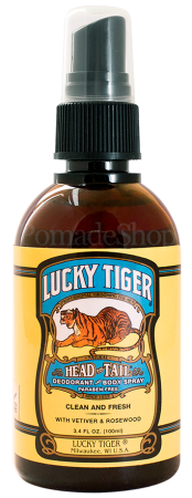 Lucky Tiger Head to Tail Deodorant and Body Spray