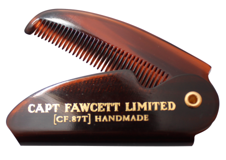 Captain Fawcett's Folding Pocket Moustache Comb